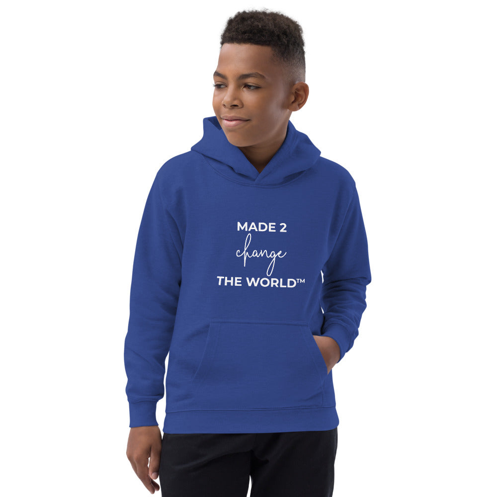 Kids Hoodie MADE 2 CHANGE THE WORLD Ellie Shefi