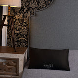 Throw Pillow Black 20in x 12in - Brave