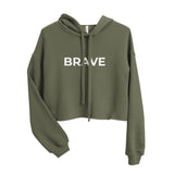 Crop Hoodie - BRAVE