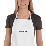 Embroidered Apron - WORTHY
