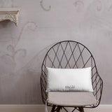 Throw Pillow White 20in x 12in - Faith