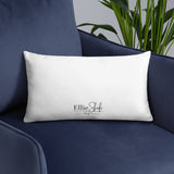 Throw Pillow White 20in x 12in - Faith