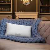 Throw Pillow White 20in x 12in - Faith