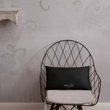 Throw Pillow Black 20in x 12in - Brave