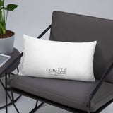 Throw Pillow White 20in x 12in - Faith
