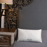 Throw Pillow White 20in x 12in - Faith