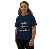 Youth Short Sleeve T-Shirt - MADE 2 CHANGE THE WORLD™