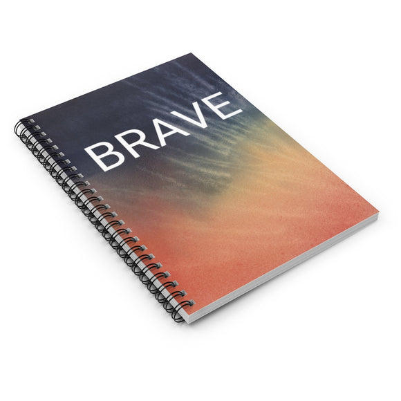 Spiral Notebook - BRAVE