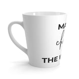 Latte mug White - MADE 2 CHANGE THE WORLD™