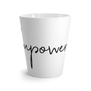 Latte Mug White - Empowered