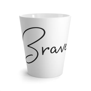 Latte Mug White - Brave