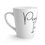 Latte Mug White - Perfectly Imperfect