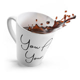 Latte mug White - You Are Not Your Scars®