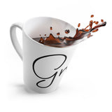 Latte Mug White - Grace