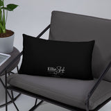 Throw Pillow Black 20in x 12in - MADE 2 CHANGE THE WORLD™