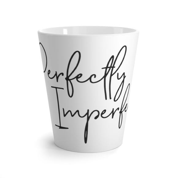 Latte Mug White - Perfectly Imperfect
