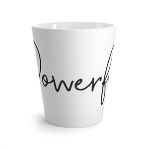 Latte Mug White - Powerful