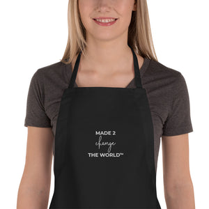 Embroidered Apron - MADE 2 CHANGE THE WORLD™