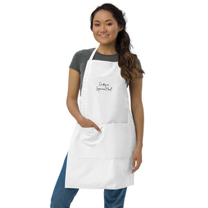 Embroidered Apron - Creating An Impervious Mind®