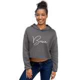 Crop Hoodie - Brave