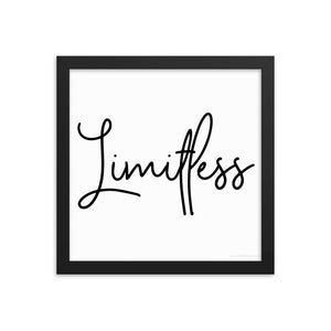 Framed Photo Paper Poster - Limitless