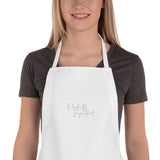 Embroidered Apron - Perfectly Imperfect