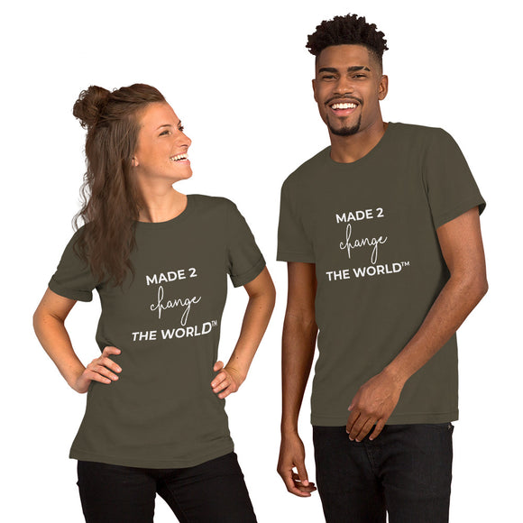 Short-Sleeve Unisex T-Shirt - MADE 2 CHANGE THE WORLD™