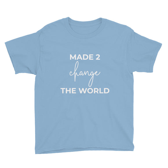 Youth Short Sleeve T-Shirt - MADE 2 CHANGE THE WORLD™